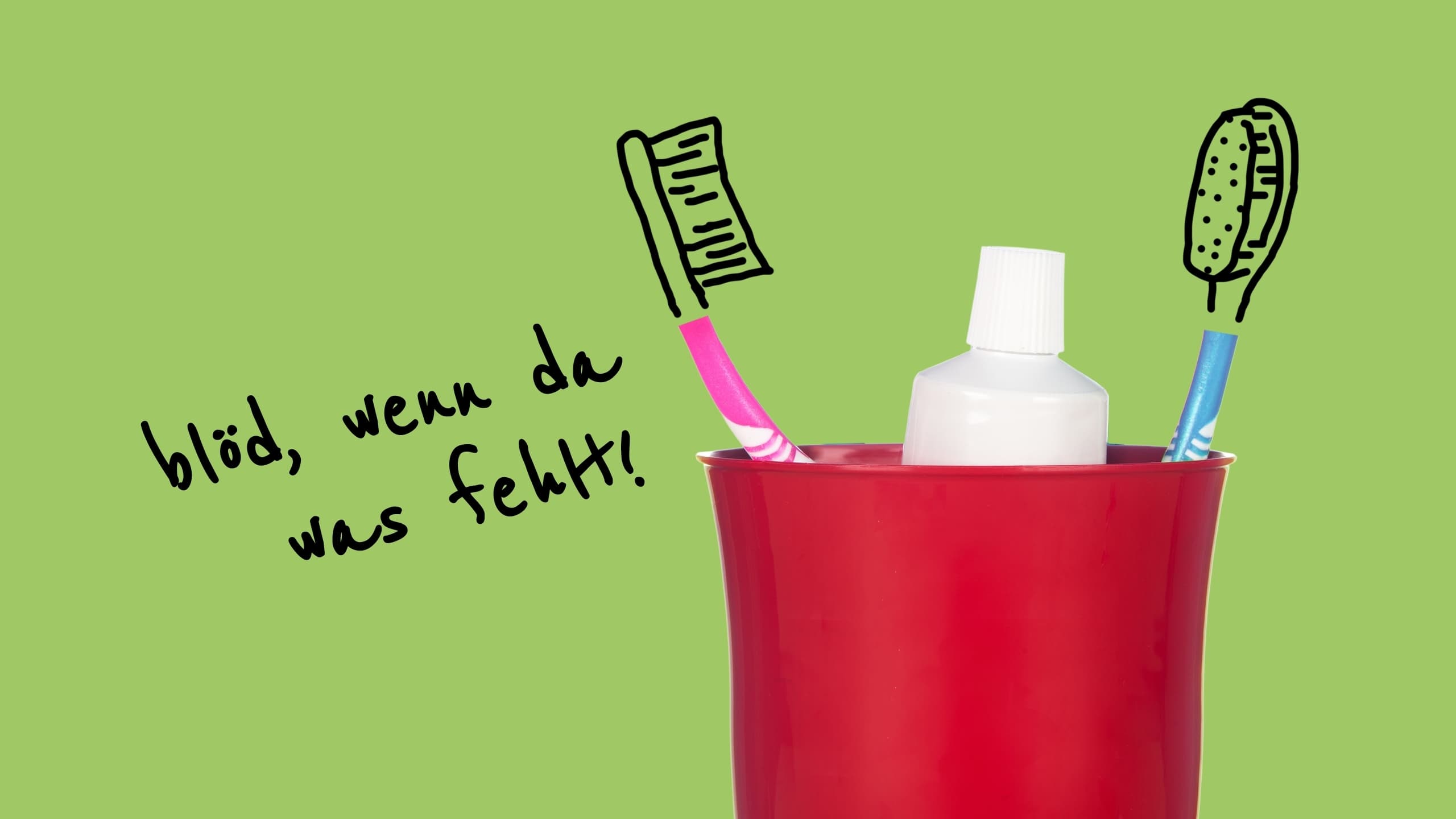 Frauentag Zahnbürste